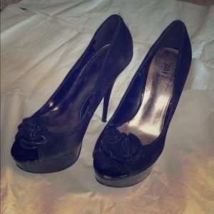 Baker’s Black Peep Toe Stiletto